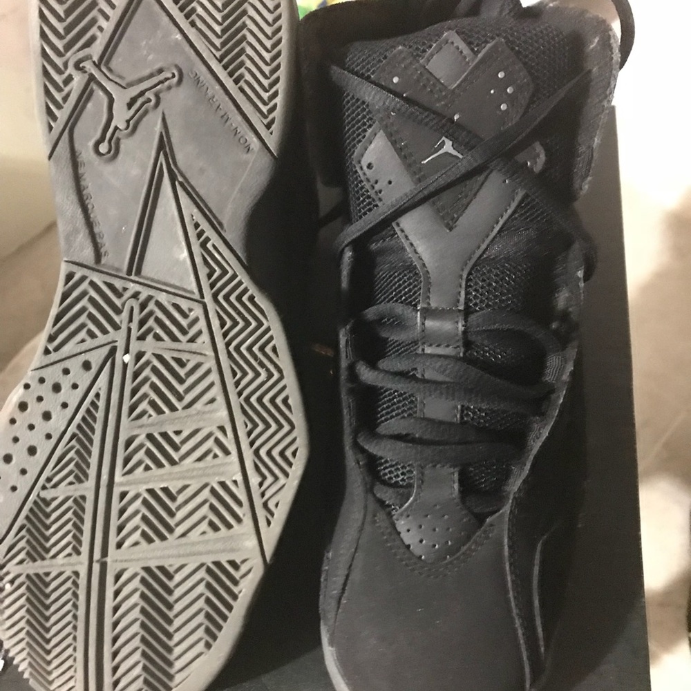 All black Jordan True Flight